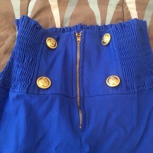 blue sailor gwen stefani pants high waisted